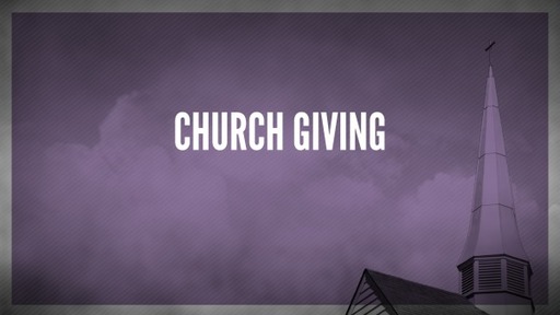 Church Giving
