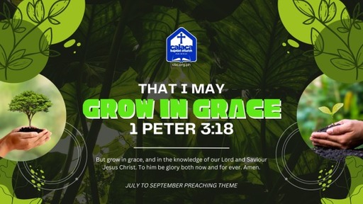 Grow in Christian Character
