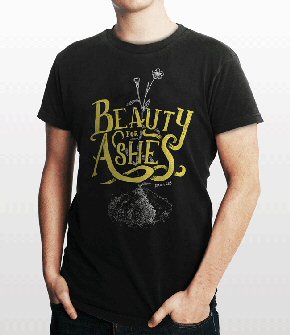 Bible Verse T-shirt: Beauty for Ashes (Isaiah 61:3)