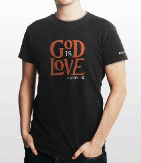 Bible Verse T-shirt: God Is Love (1 John 4:8)