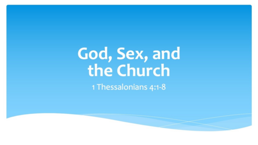 God Sex And The Church