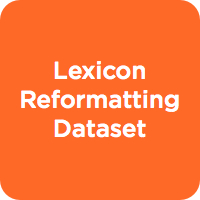 Lexicon Reformatting Dataset