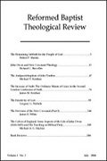 Reformed Baptist Theological Review (3 vols.)