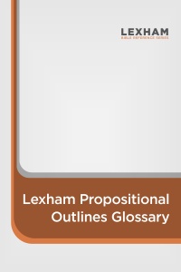 Lexham Propositional Outlines Glossary