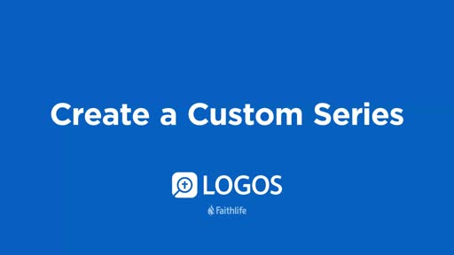 Create A Custom Series