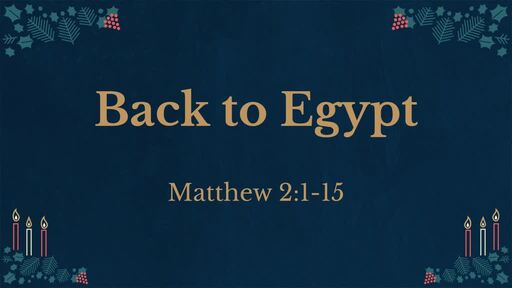 Back to Egypt 01/02/2022
