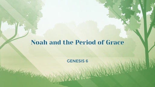 Noah and the Period of Grace