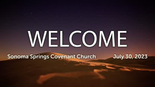 31-Jul-23: Pastor Chuck shares  "Lead With Your Need: Sharing the Good News in Dark Places" Readings Luke 10: 01 to 07