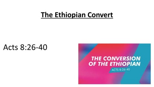 An Ethiopian Convert