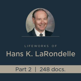 Lifeworks of Hans K. LaRondelle—Part 2 (248 docs.)