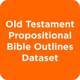 Old Testament Propositional Bible Outlines Dataset