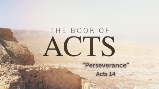 Perseverance (Acts 14)