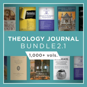Theology Journal Bundle 2.1 (1,000+ vols.)