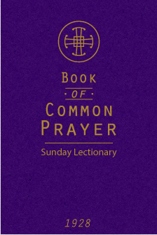Book of common prayer schedule