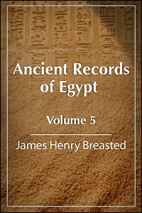 Ancient Records Of Egypt Volume 5 Supplementary