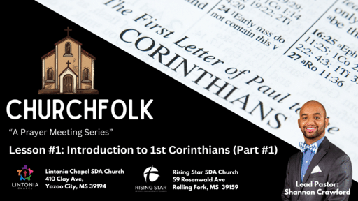 Churchfolk! - A Study of the Book of 1st Corinthians