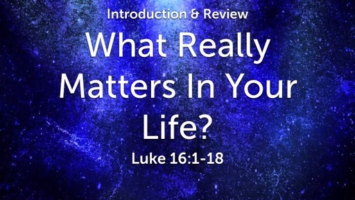 What Really Matters In Your Life?