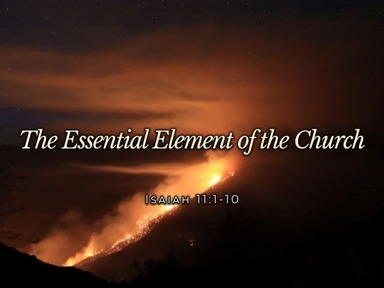 The Essential Element of the Church