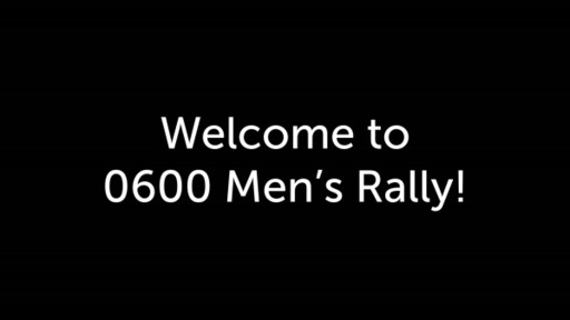0600 Men's Rally September 2023