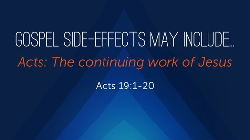 Gospel side-effects may include...