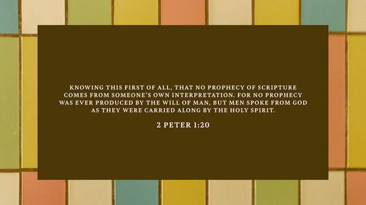 Women's Bible Talks - 2 Peter 2