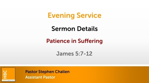 Patience in Suffering