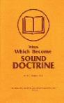 Things Which Become Sound Doctrine Things Which Become Sound Doctrine
