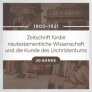 Zeitschrift für die neutestamentliche Wissenschaft und die Kunde des Urchristentums (20 Bände) Zeitschrift für die neutestamentliche Wissenschaft und die Kunde des Urchristentums (20 Bände)