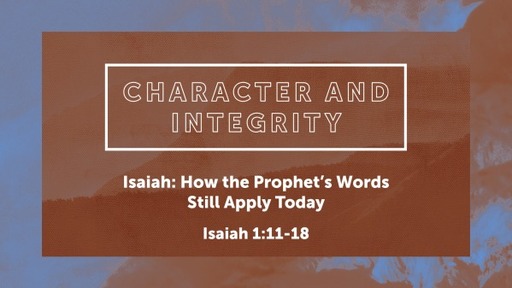 Character and Integrity
