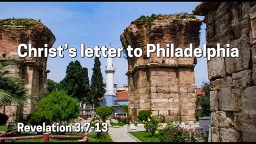 Christ's letter to Philadelphia