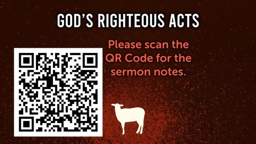 God's Righteous Acts