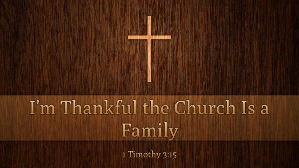 Today, we are thankful for the sacrifice made on the cross. The