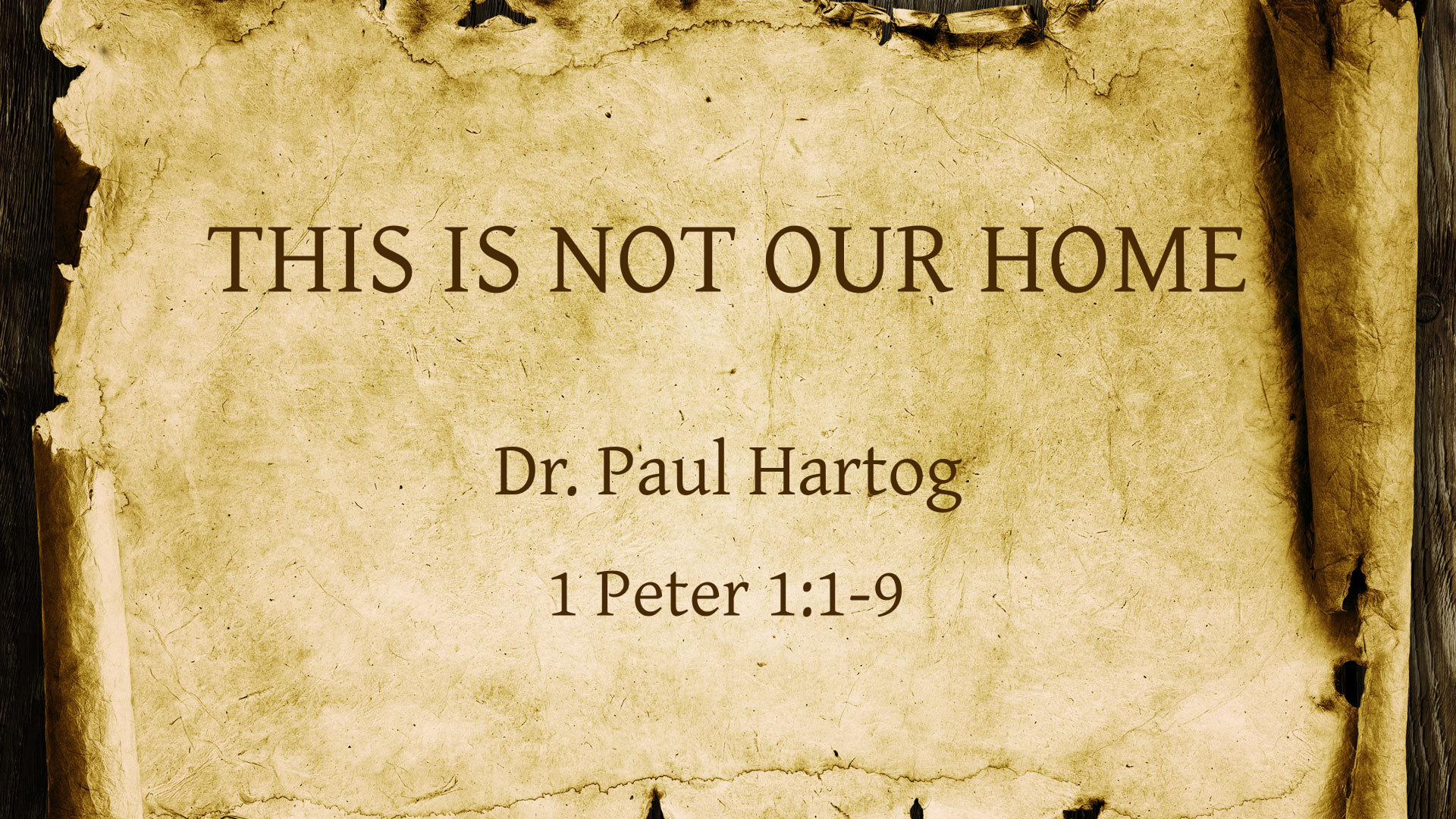 This is Not Our Home