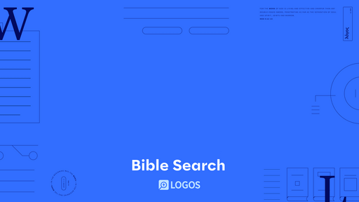 How to Search Your Bible