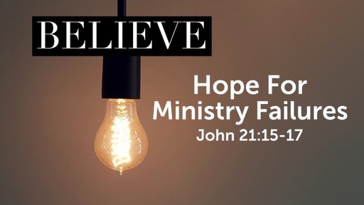 Hope for Ministry Failures