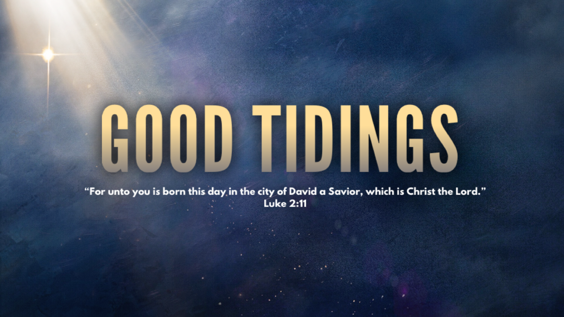 Luke 2:11 | A SAVIOR - Logos Sermons