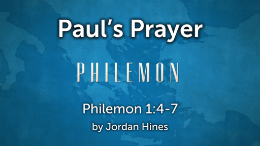 Paul's Prayer