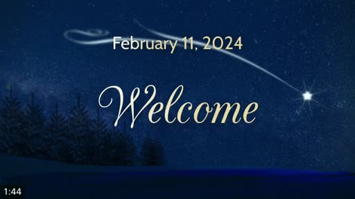 11-Feb-24:  Pastor Christy teaches "Meekness And Majesty" -  Reading Philippians 2: 05 to 11