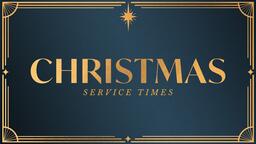 Christmas Service Times  PowerPoint image 1