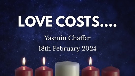 18th February 2024 Infill Service - Yasmin Chaffer - Love costs