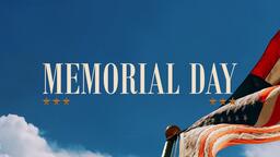 Memorial Day - Blue Sky  PowerPoint image 1