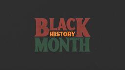 Black History Month (Words)  PowerPoint image 1