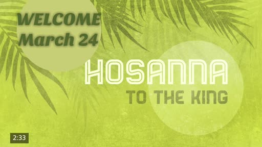 24-Mar-24:  Pastor Chuck teaches "A Prescription for Peaceful Living" -  Reading Philippians 4: 02 to 09