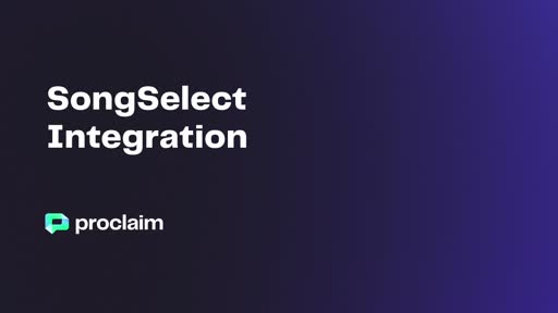 SongSelect Integration