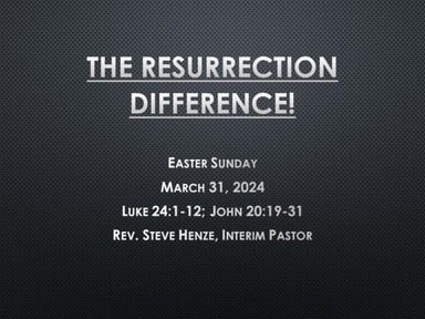 Sunday March 31 2024 (Easter - Use this one)