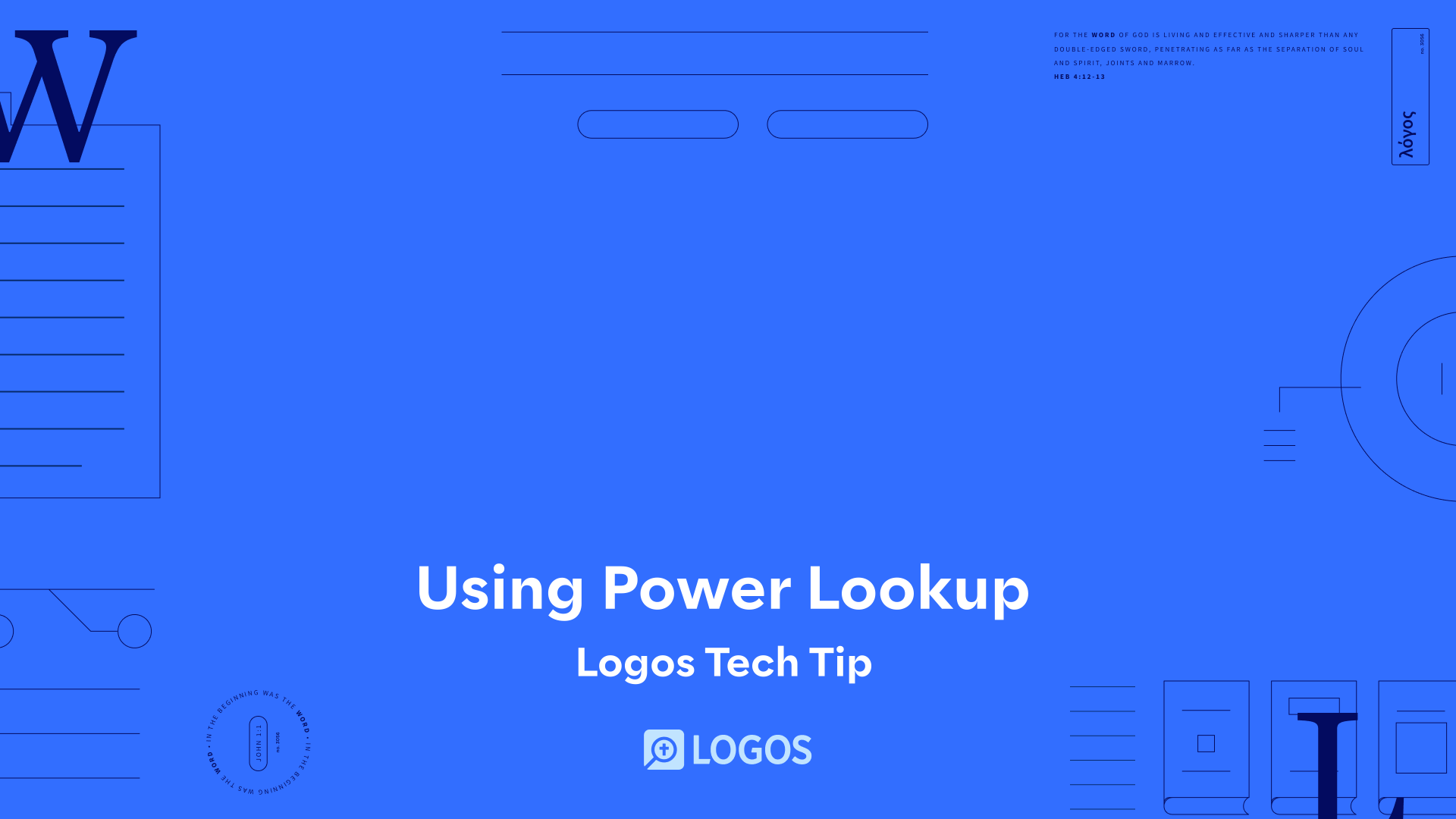 Tech Tip - Using Power Lookup - Faithlife TV