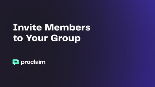 Invite Members To Your Group