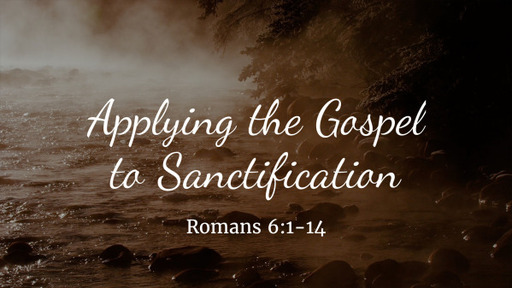 Applying the Gospel to Sanctification