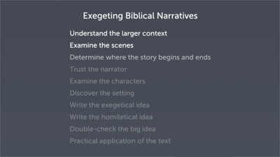 Write the Exegetical Idea