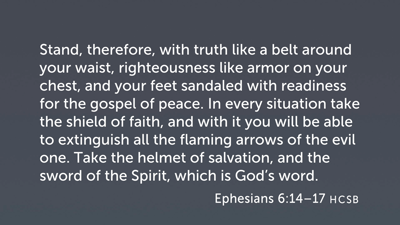 The Belt and the Breastplate (Eph 6:14)